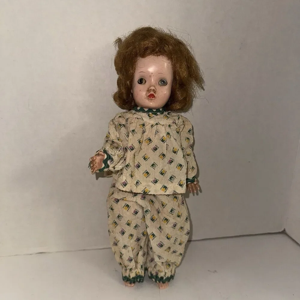 Vintage 50s Madame Alexander Doll Redhead Sleep Eyes 12” TLC Repair Project